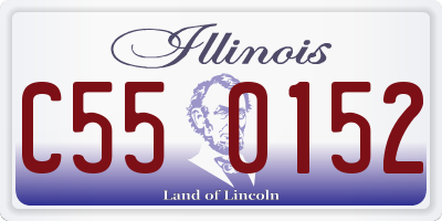 IL license plate C550152