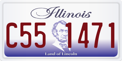 IL license plate C551471