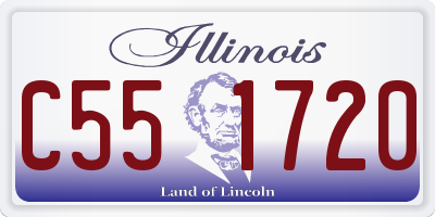 IL license plate C551720