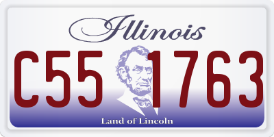 IL license plate C551763