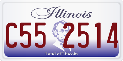 IL license plate C552514