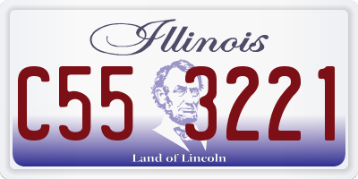 IL license plate C553221