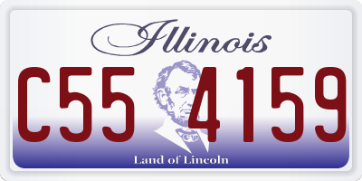 IL license plate C554159