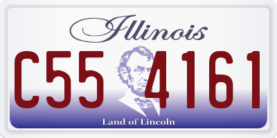 IL license plate C554161