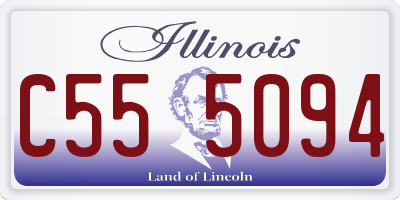 IL license plate C555094