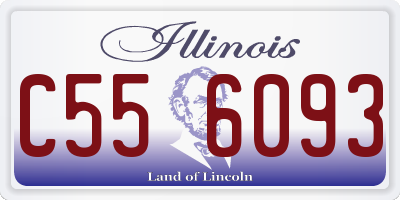 IL license plate C556093
