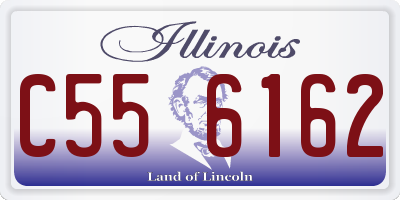 IL license plate C556162