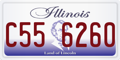 IL license plate C556260