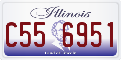IL license plate C556951