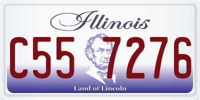 IL license plate C557276