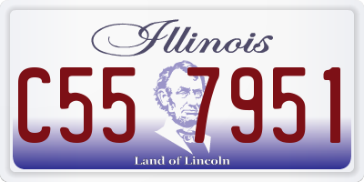 IL license plate C557951