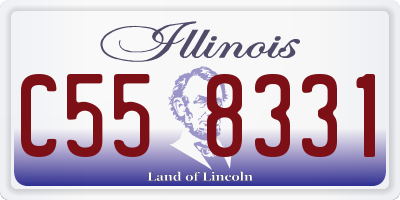 IL license plate C558331