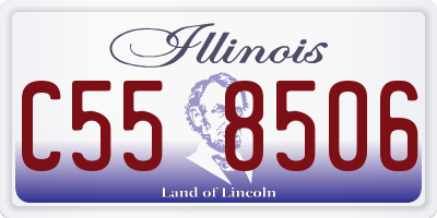 IL license plate C558506