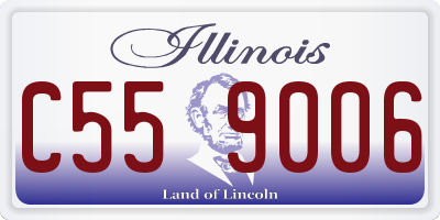 IL license plate C559006