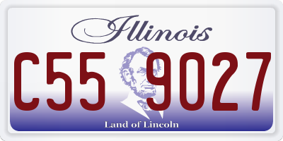 IL license plate C559027
