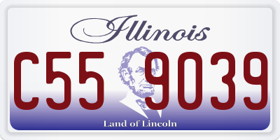 IL license plate C559039