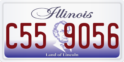 IL license plate C559056