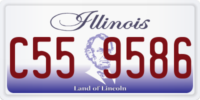 IL license plate C559586