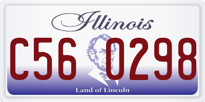 IL license plate C560298