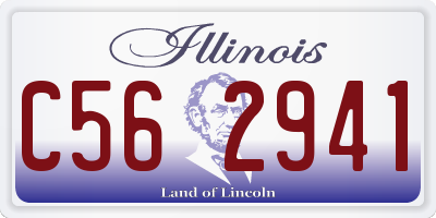 IL license plate C562941