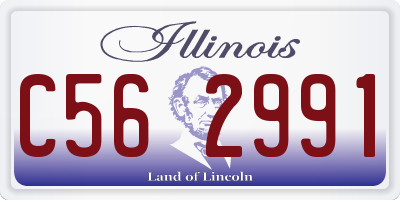 IL license plate C562991