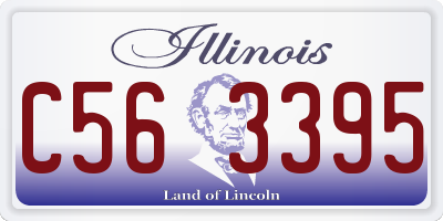 IL license plate C563395
