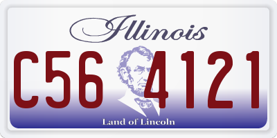 IL license plate C564121
