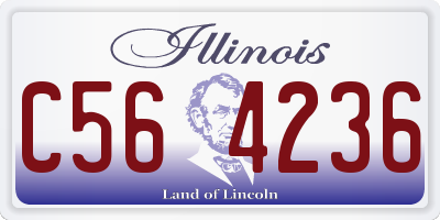 IL license plate C564236