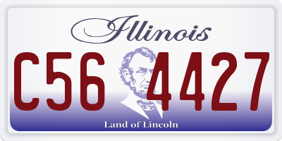 IL license plate C564427