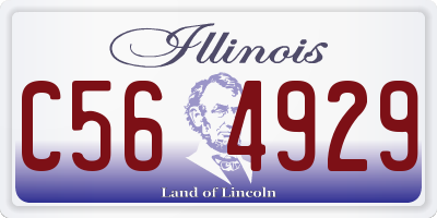 IL license plate C564929