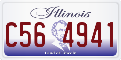 IL license plate C564941