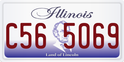 IL license plate C565069
