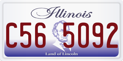 IL license plate C565092
