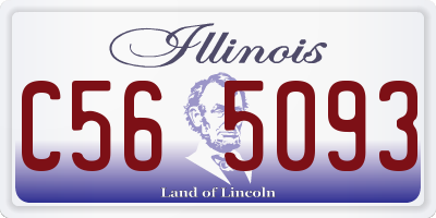 IL license plate C565093