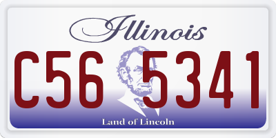 IL license plate C565341