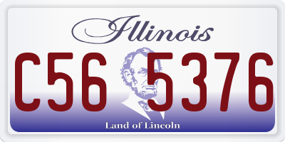 IL license plate C565376