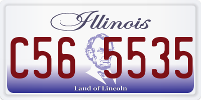 IL license plate C565535