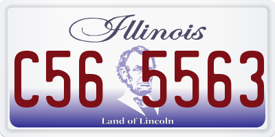 IL license plate C565563