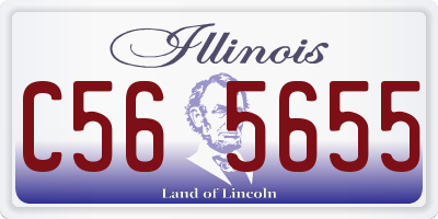 IL license plate C565655