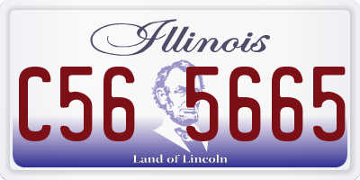 IL license plate C565665