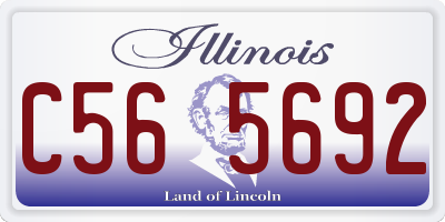 IL license plate C565692