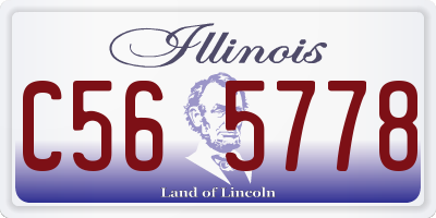 IL license plate C565778