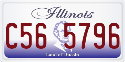 IL license plate C565796