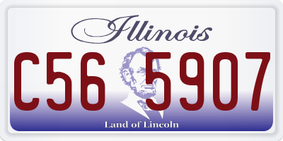 IL license plate C565907