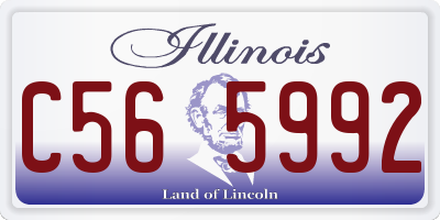 IL license plate C565992