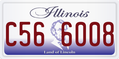 IL license plate C566008