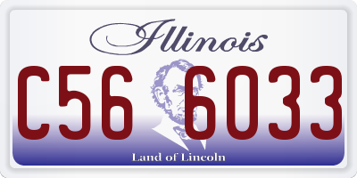 IL license plate C566033