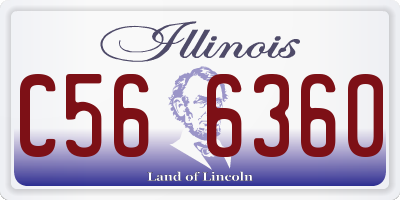 IL license plate C566360