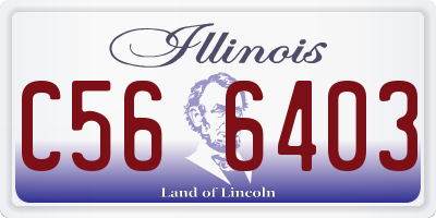 IL license plate C566403