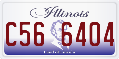IL license plate C566404